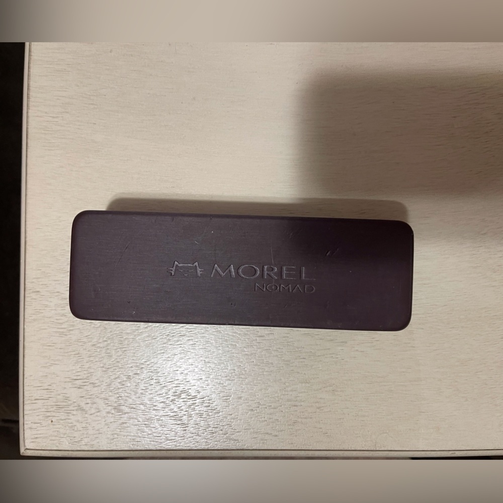 Morel Eye Glass Case Brown